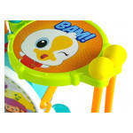 Farebné bubny pre dieťa + stolička